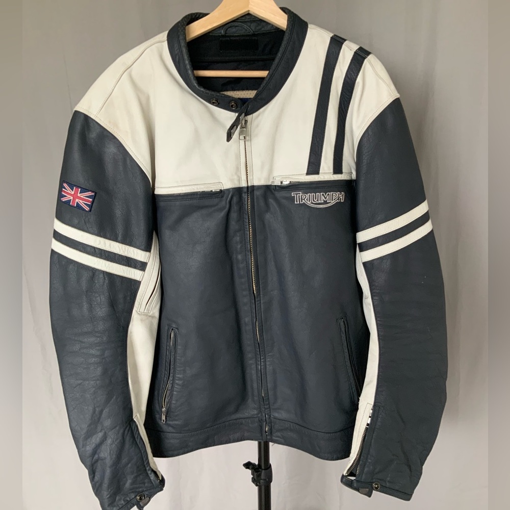 triumph leather jacket for sale
